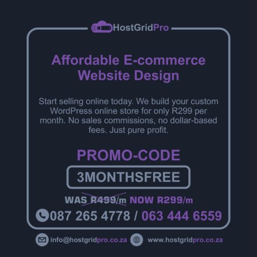 Affordable E-commerce Web Design