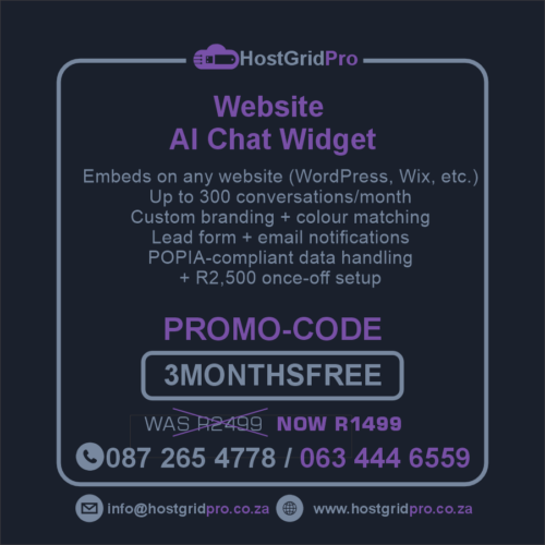 Website AI Chat Widget