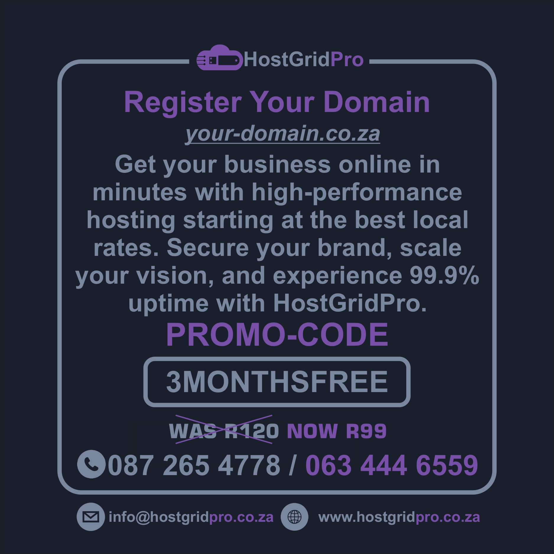 Register Your Domain 1 Register Your Domain