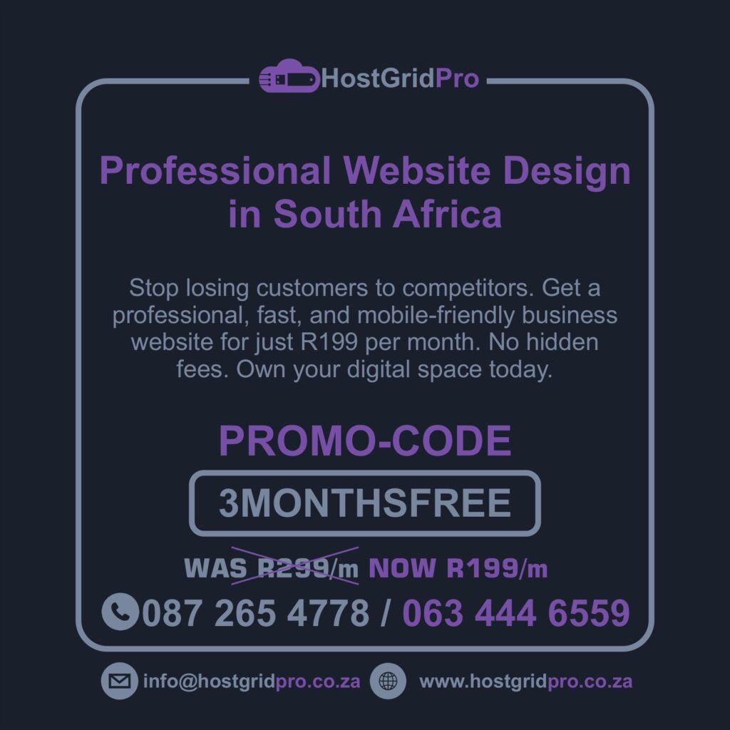 About 11 Professional Website Design in South Africa