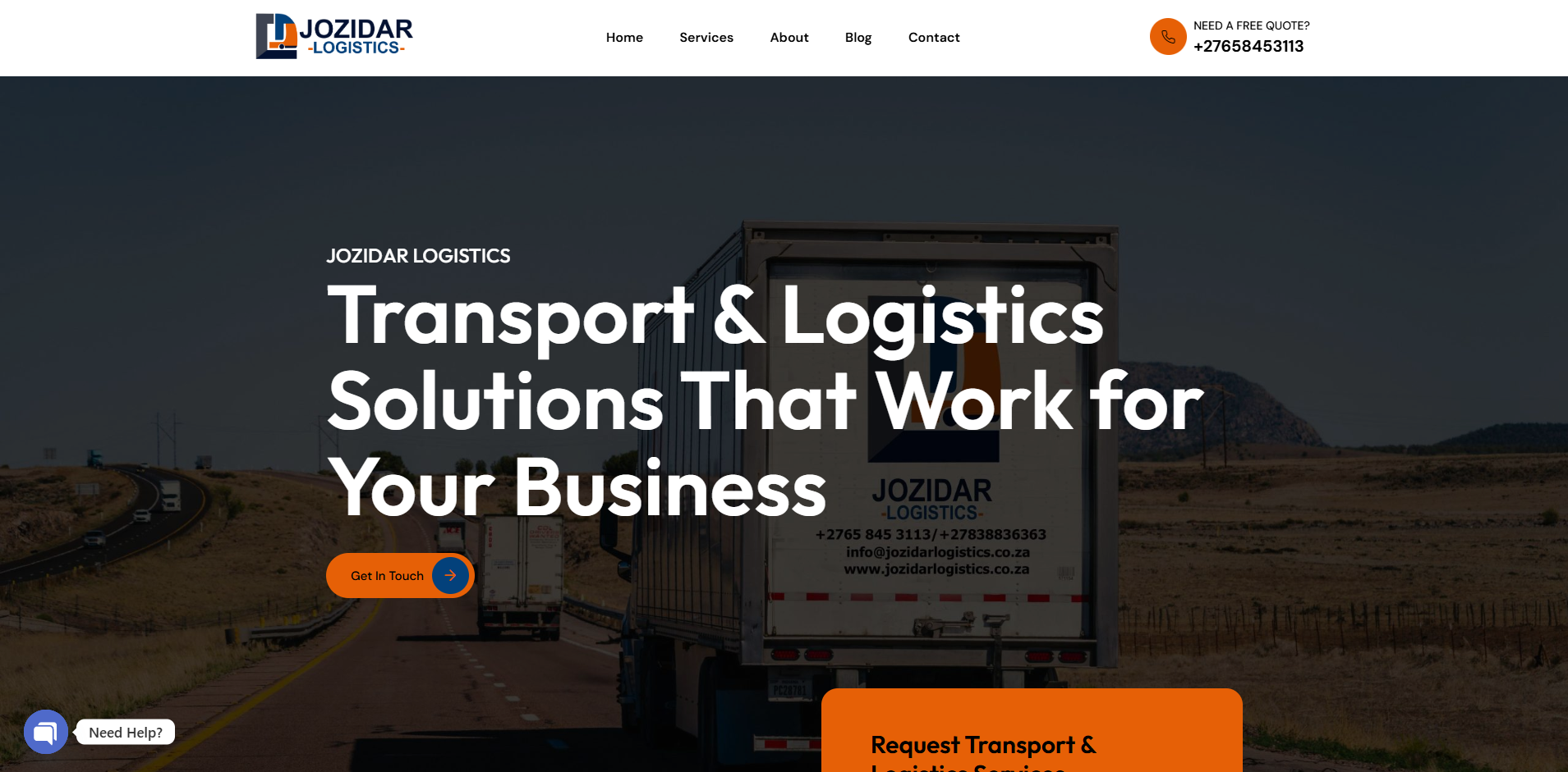 Portfolio 7 Jozidar Logistics
