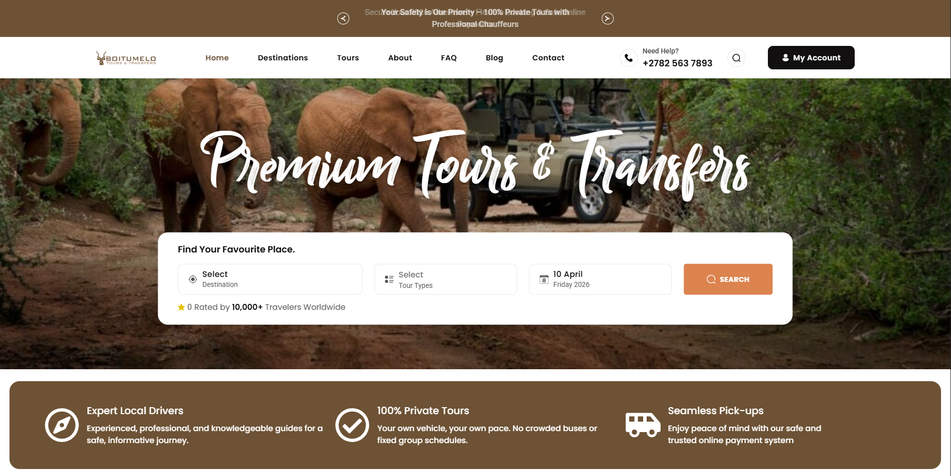 Portfolio 16 Boitumelo Tours & Transfers